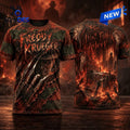 Freddy Krueger Fire Claw Shirt