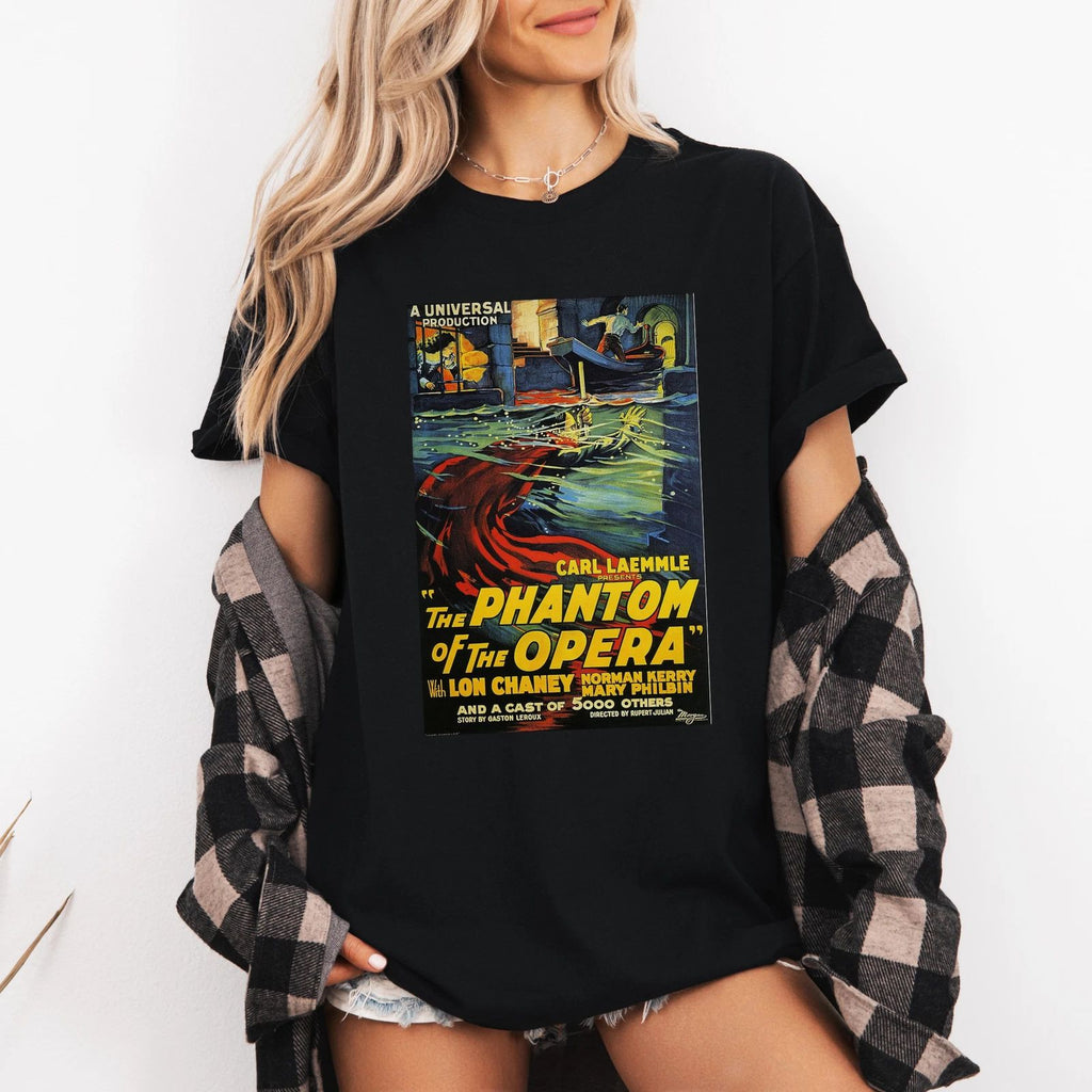 The Phantom of the Opera T-Shirt | Classic 1925 Silent Movie Poster Graphic