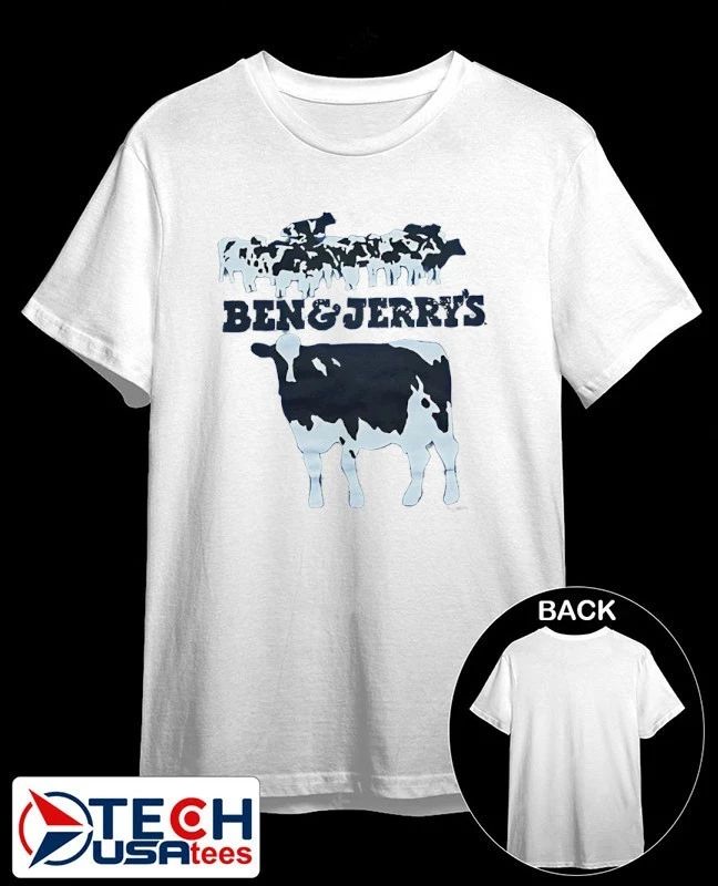 Ben and Jerry’s cows shirt