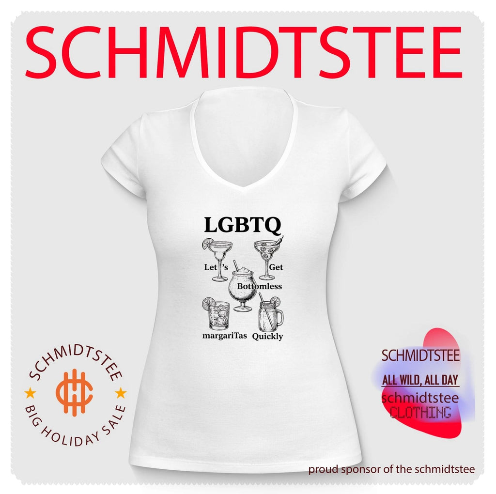 LGBTQ let’s get bottomless margaritas quickly shirt