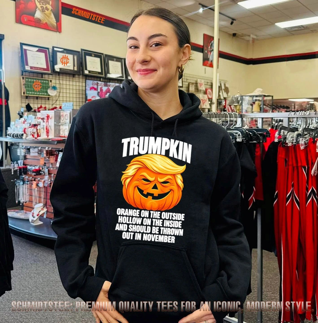 Trumpkin orange on the outside hollow on the inside and shoul be thrown out in November shirt
