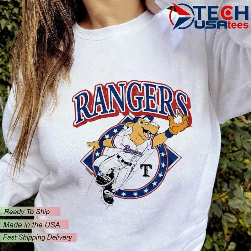 Texas Rangers Rangers Captain mascot shirt by homage