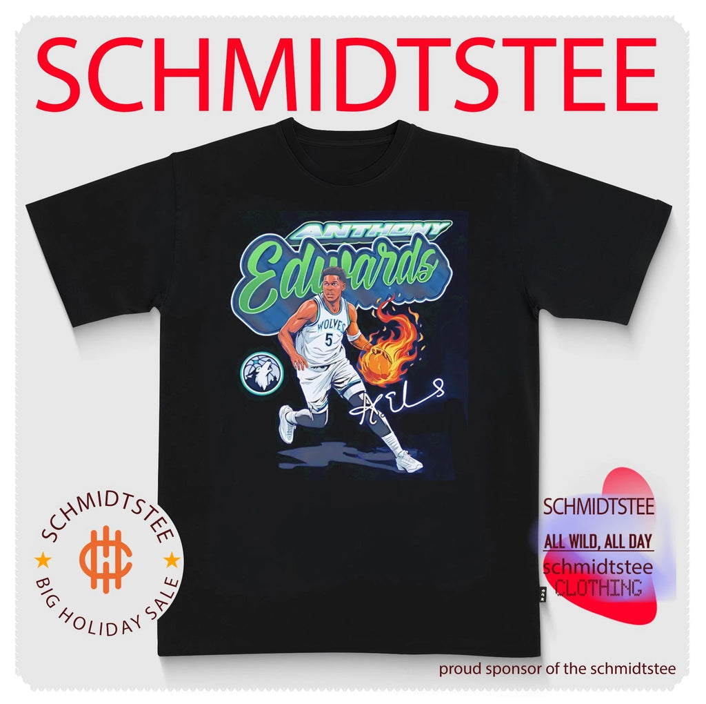 Anthony Edwards Minnesota Timberwolves Cursive Script Signature shirt