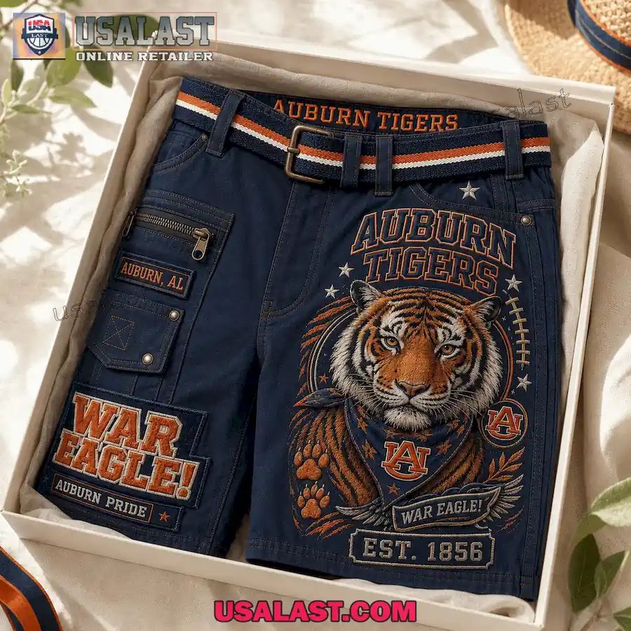 Auburn Tigers War Eagle Men Cargo Short