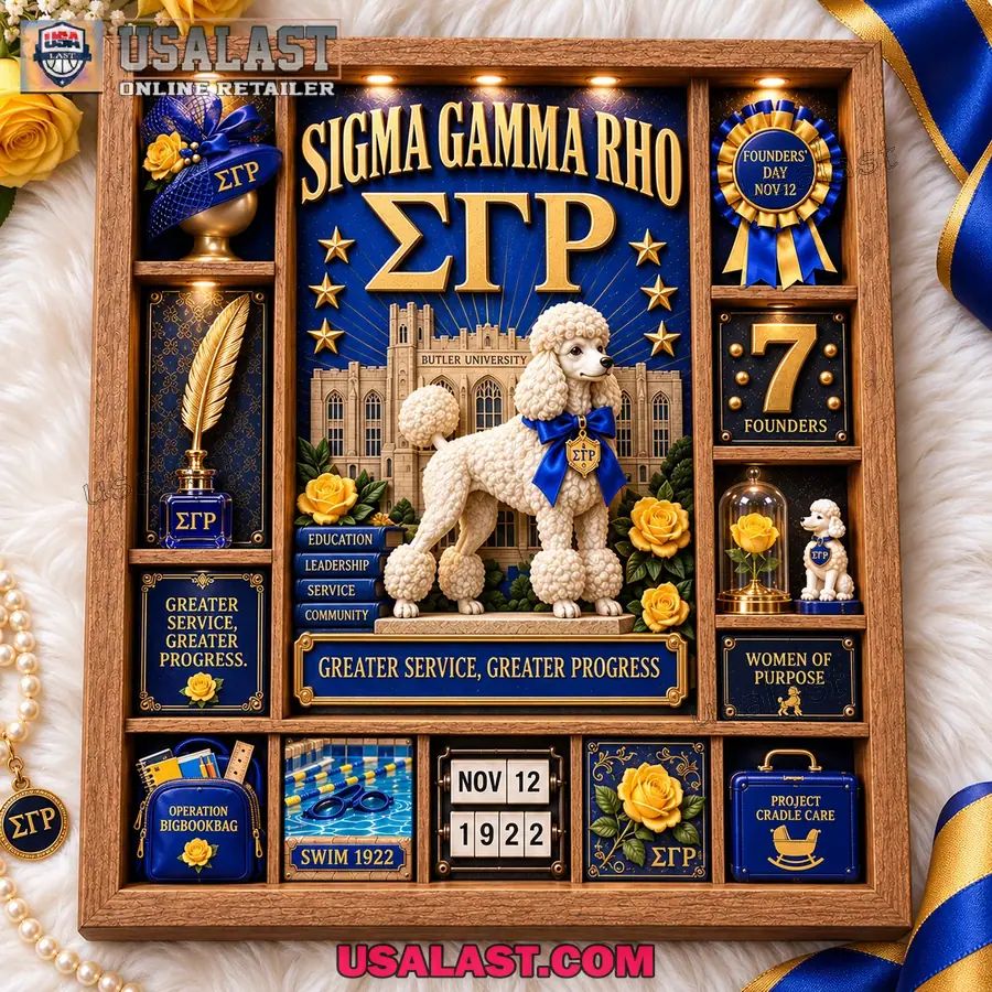 Sigma Gamma Rho Custom Frame Light Box