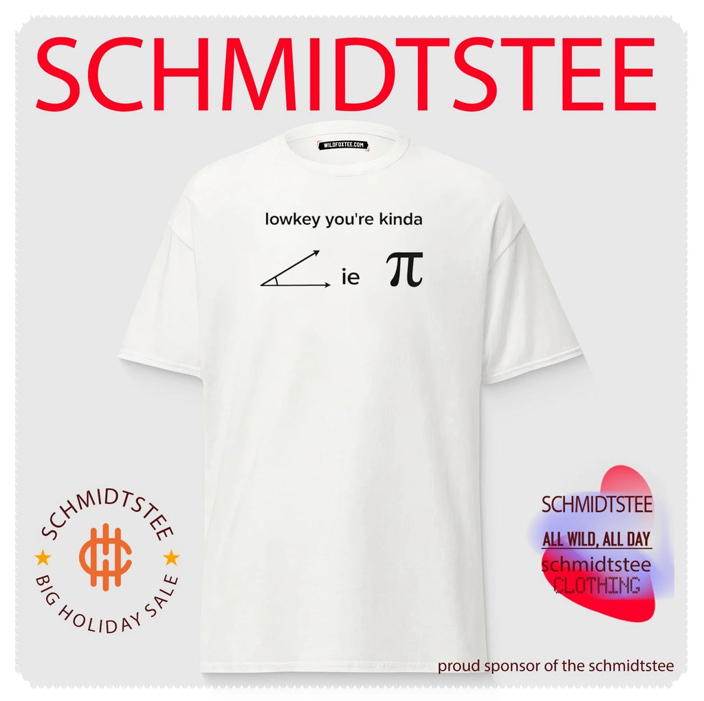 Lowkey You Are Kinda Acute Pie math pun shirt