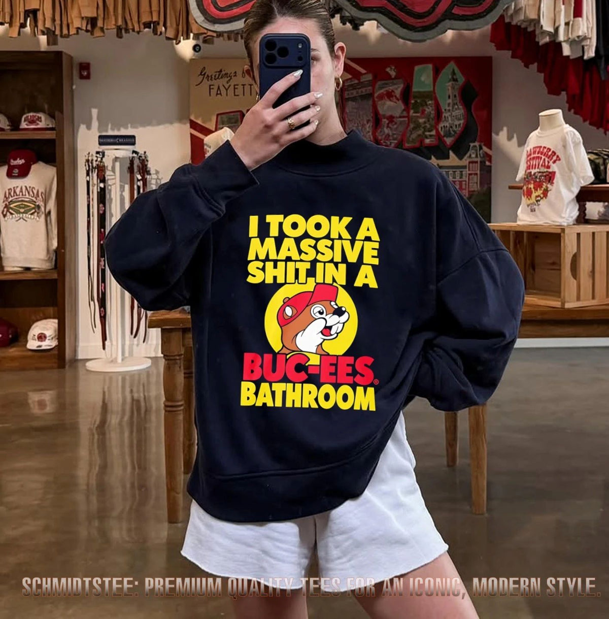 I Took A Massive Shit In A Buc-Ees Bathroom shirt