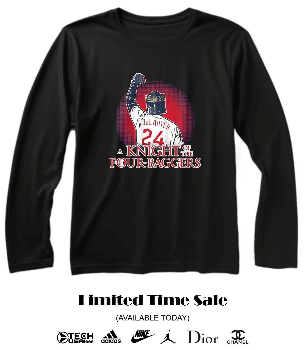 Chase DeLauter Cleveland Guardians a Knight of The Four-Bagger shirt