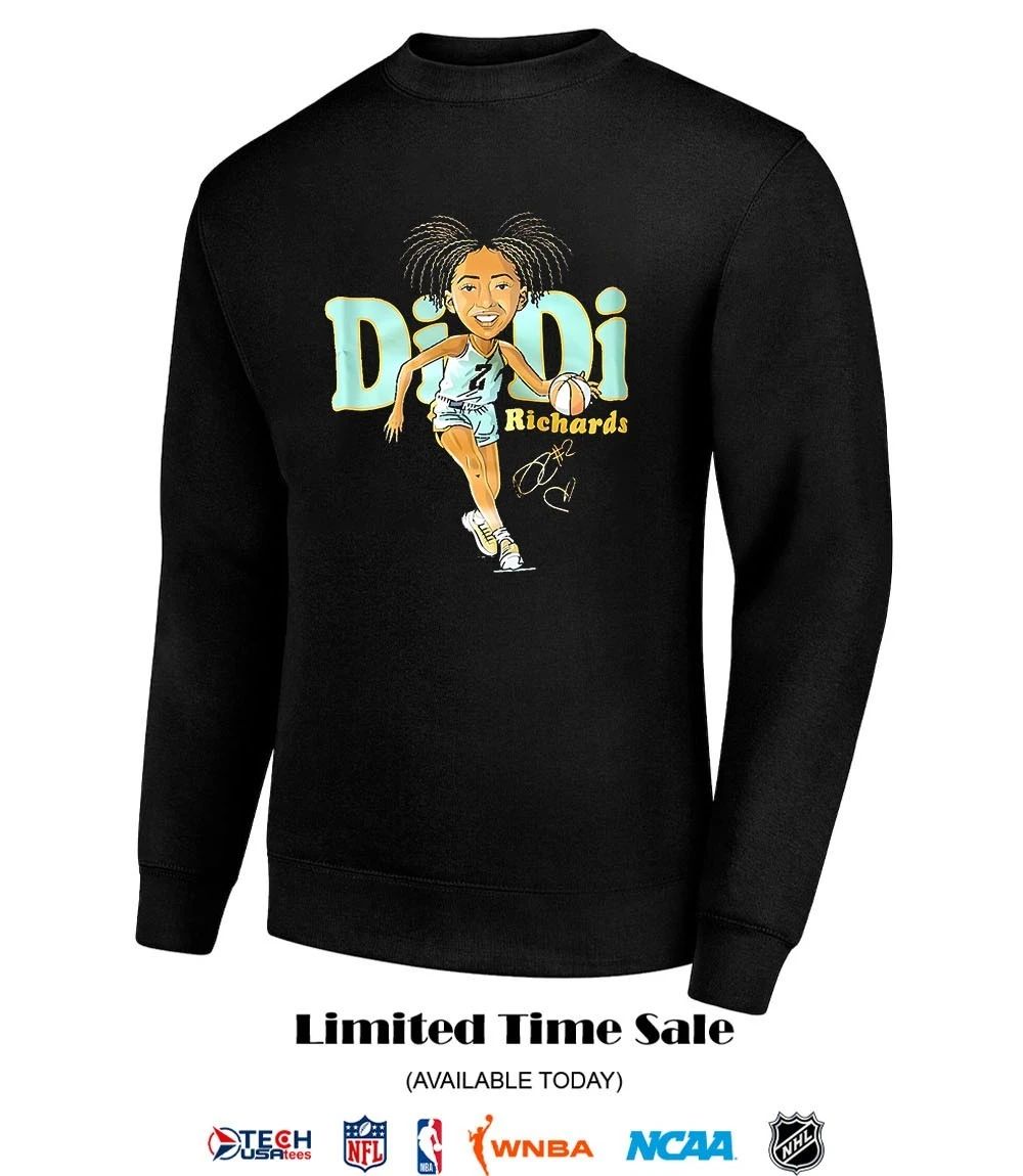 DiDi Richards caricature signature shirt