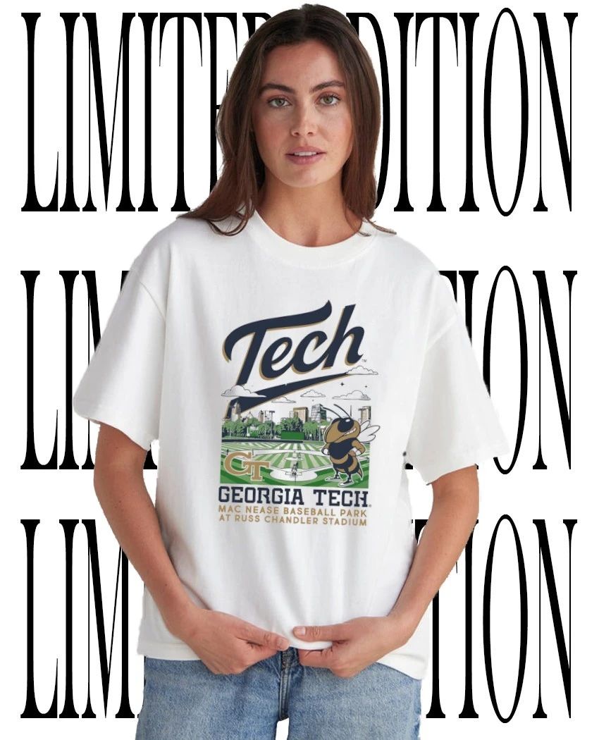 Georgia Tech Yellow Jackets 2026 Nease Baseball Park at Russ Chandler Stadium shirt