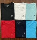 NWT Nautica Men's V Neck Tee Short Sleeve Solid Vee Neck T-Shirt S M L XL XXL 3X