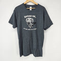 Graphic T-Shirt Mens Large Gray Dog Excuse Me Are You Going To Eat That Tee