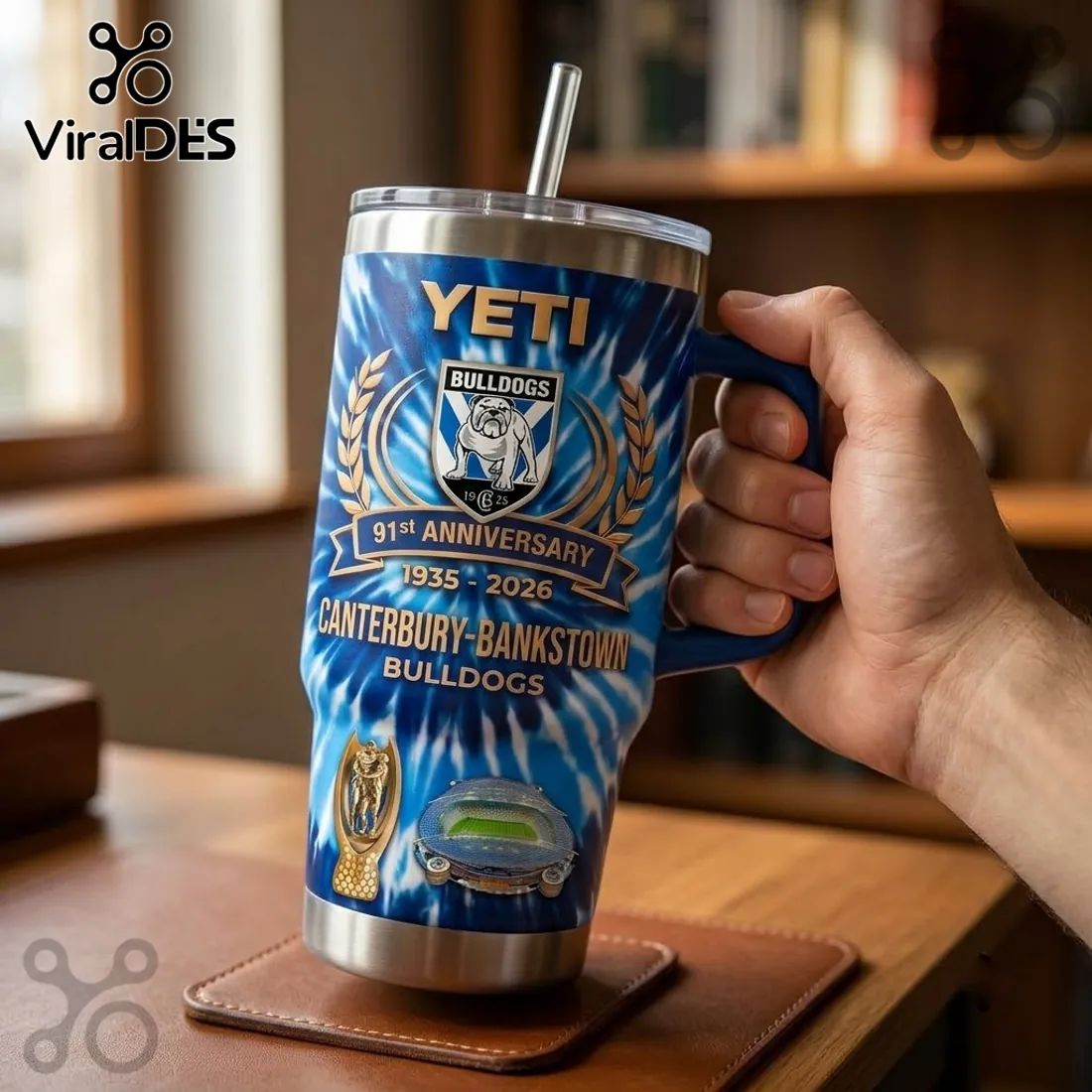 Canterbury-Bankstown Bulldogs 91st Anniversary Stanley Tumbler