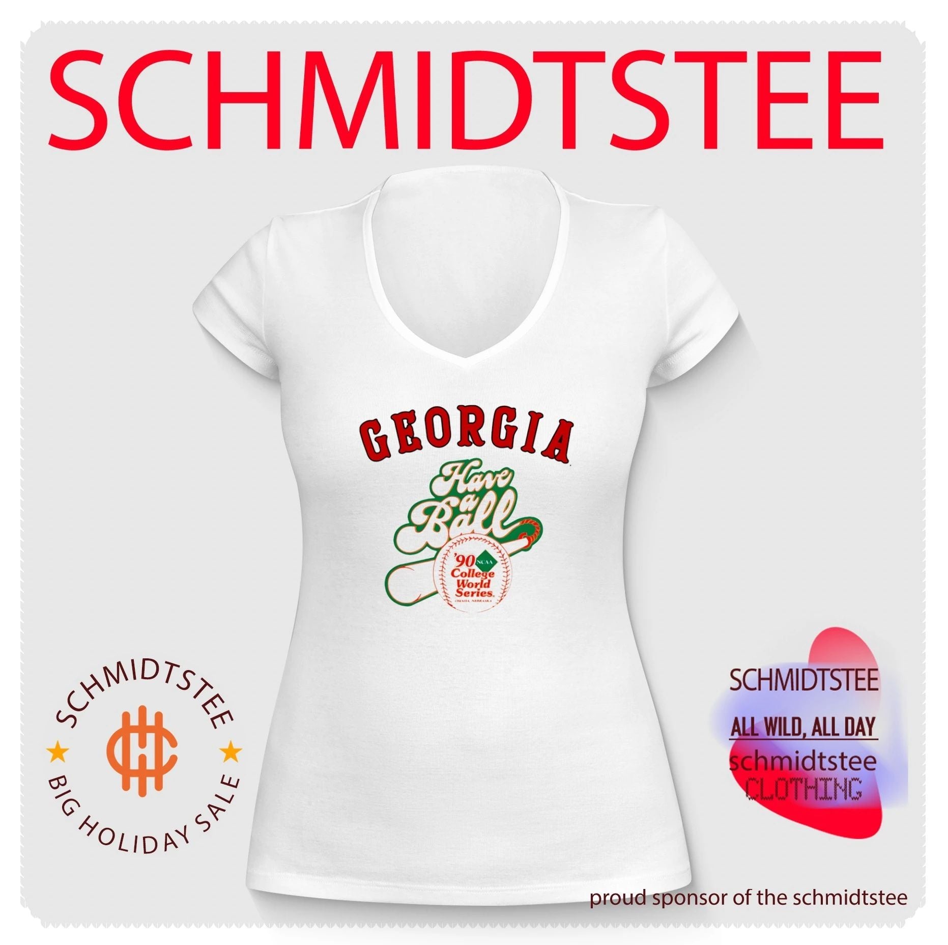 Georgia baseball 1990 College World Series have a ball shirt
