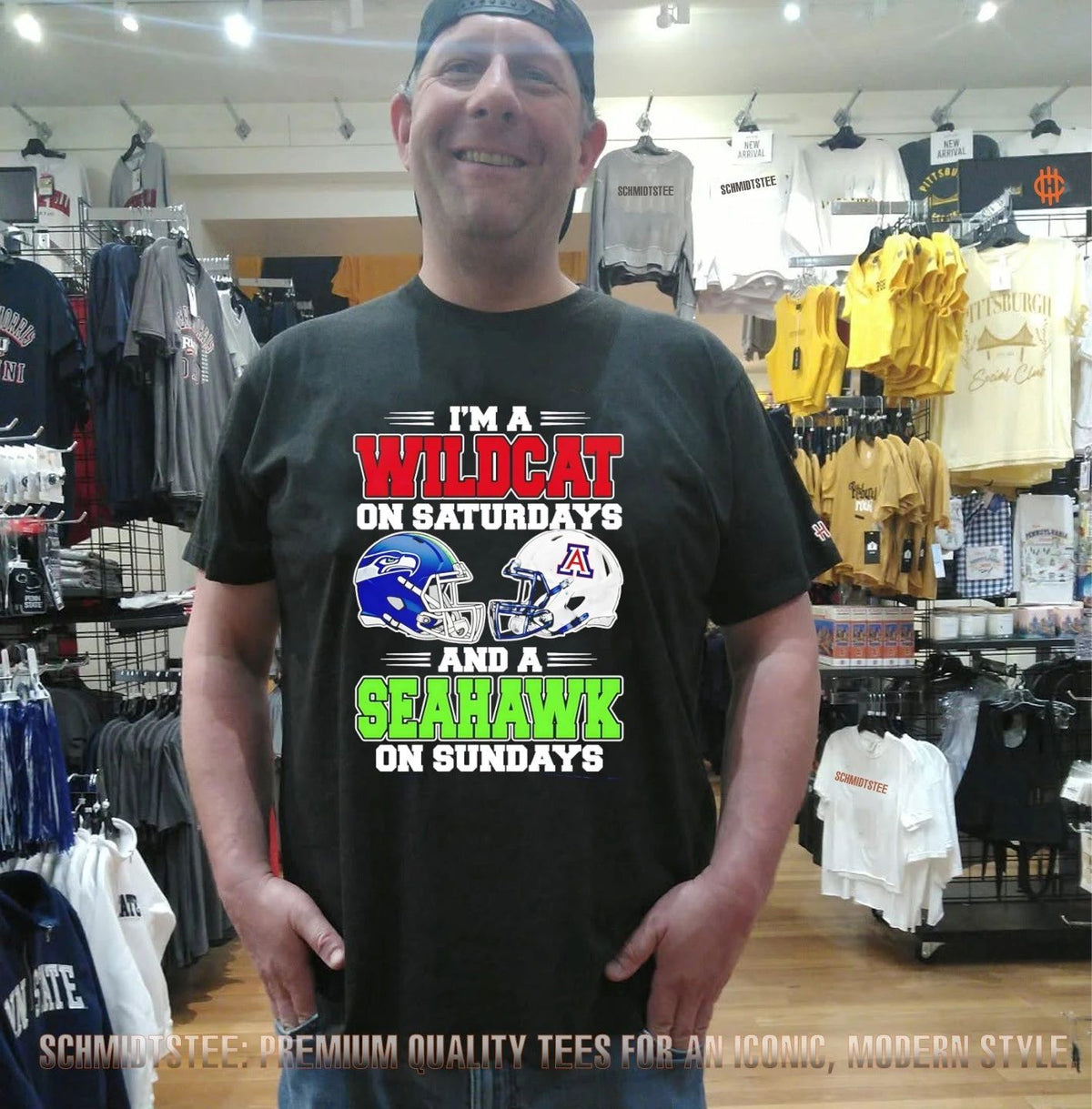 I’m a Wildcat on Saturdays and a Seahawk on Sundays shirt