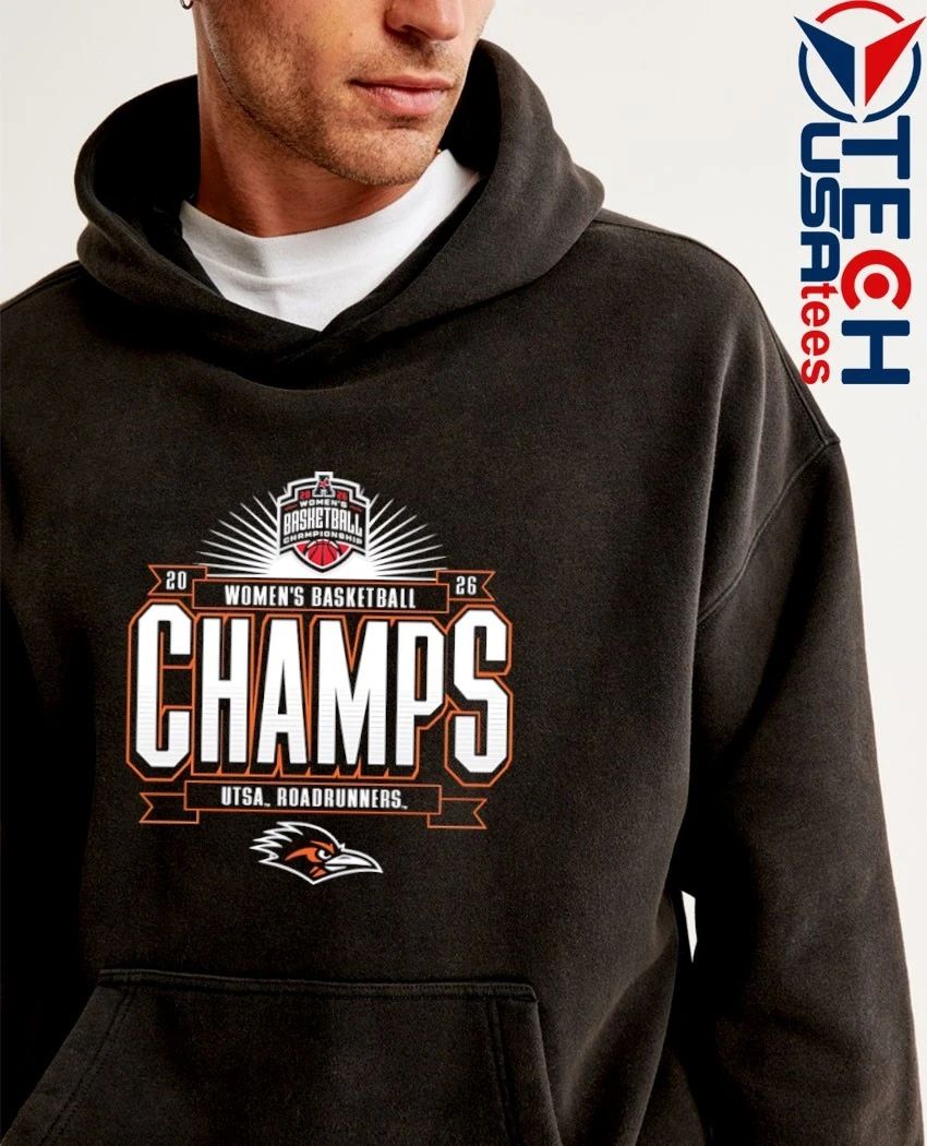 UTSA Roadrunners 2026 American Conference Women’s Basketball Tournament Champions shirt