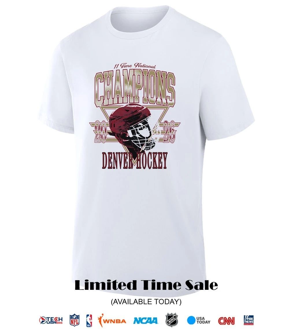 11 Time National Champions Denver Pioneers 2026 NCAA Hockey shirt