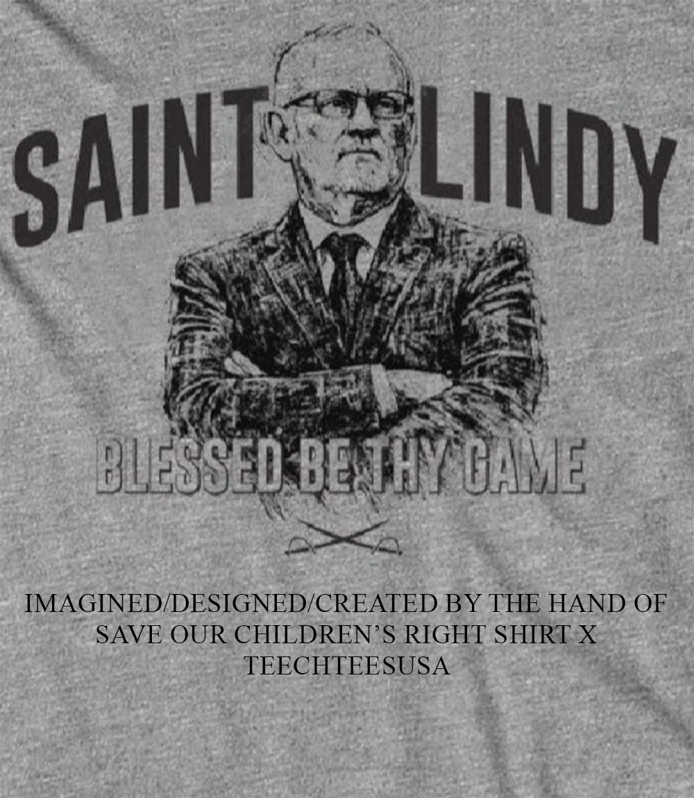 Saint Lindy blessed be Thy Game Buffalo Sabres coach Lindy Ruff shirt