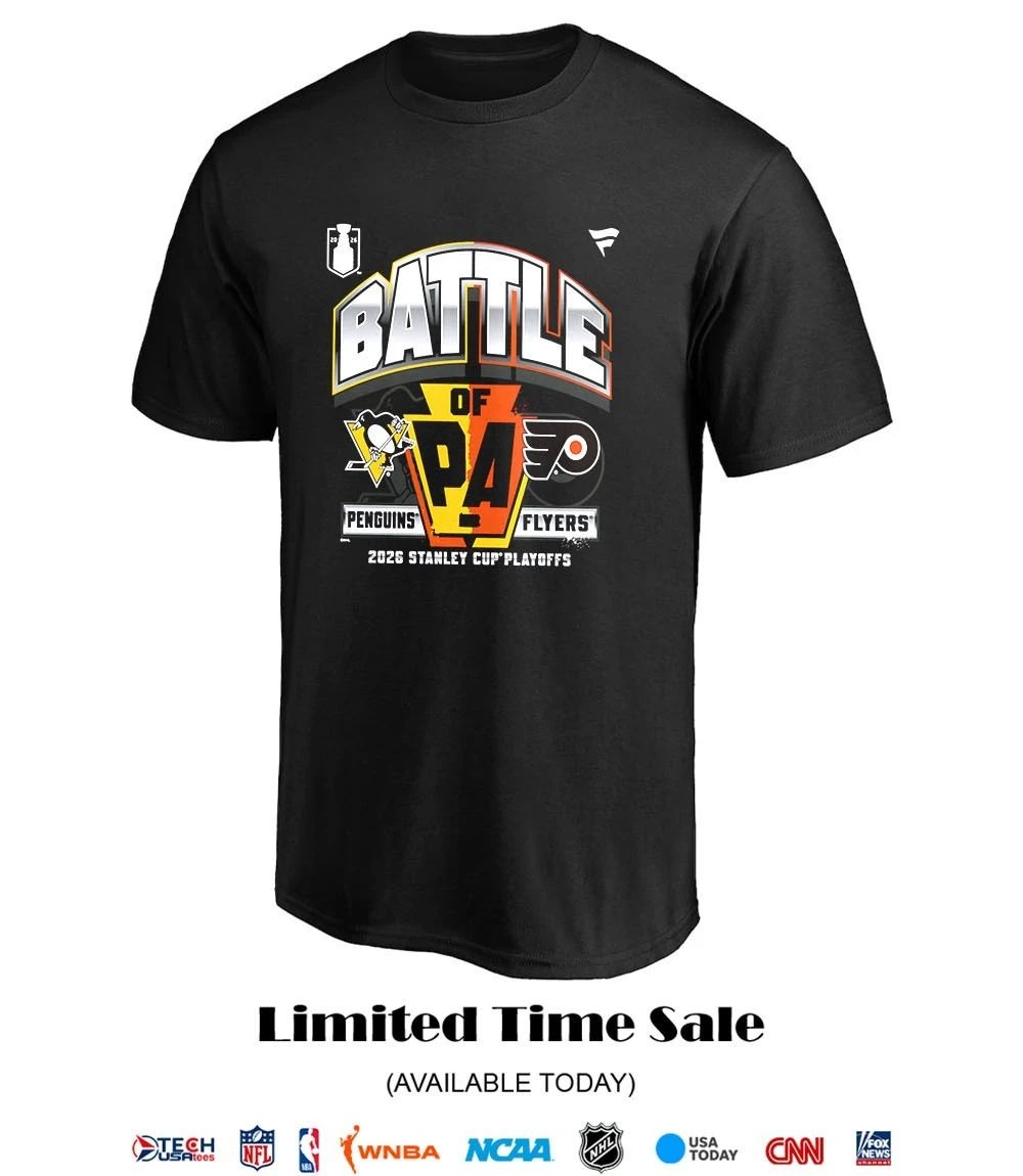 Philadelphia Flyers vs. Pittsburgh Penguins Battle of Pennsylvania 2026 Stanley Cup Playoffs shirt