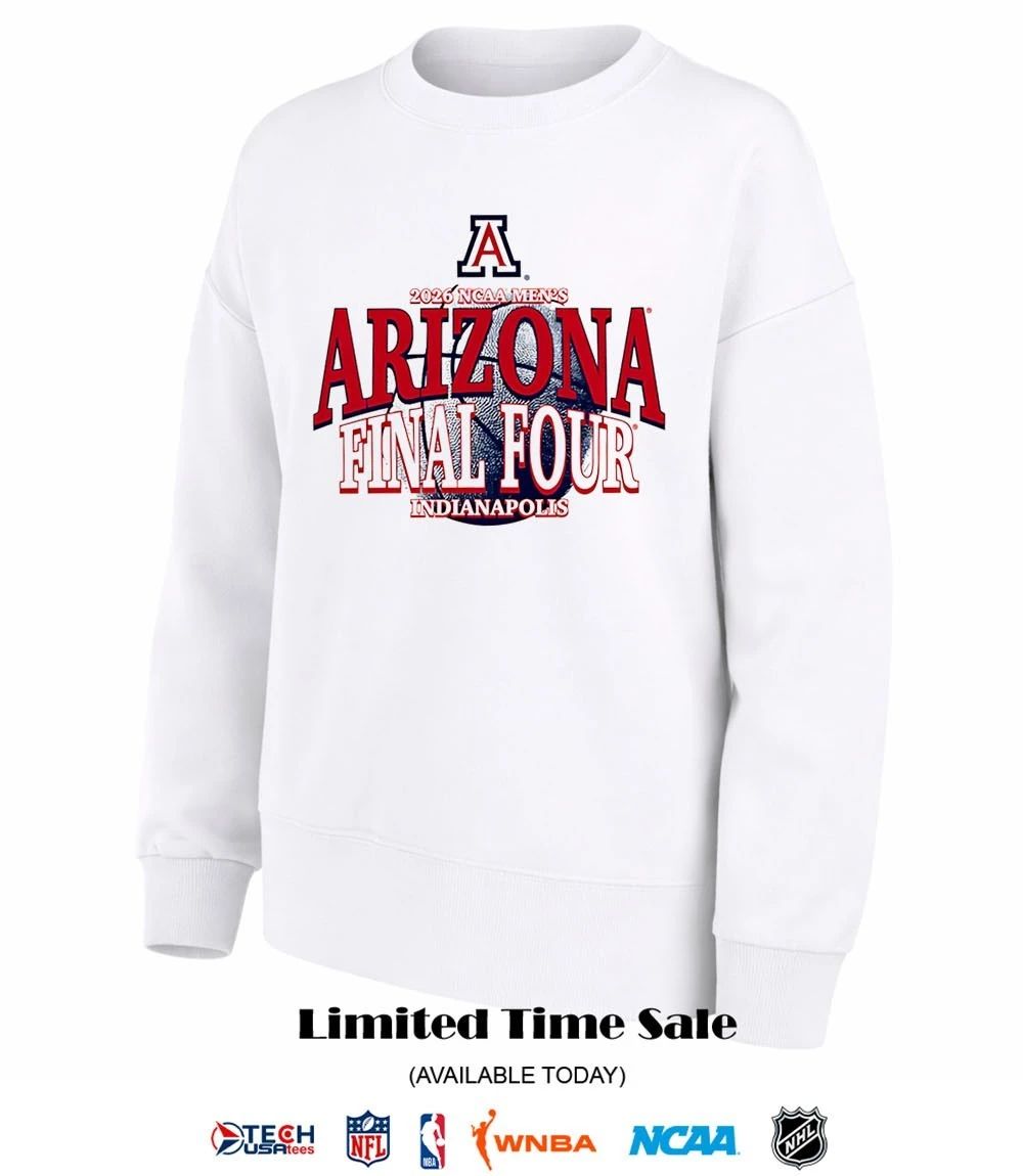 2026 NCAA Men’s Arizona Wildcats Final Four Indianapolis shirt