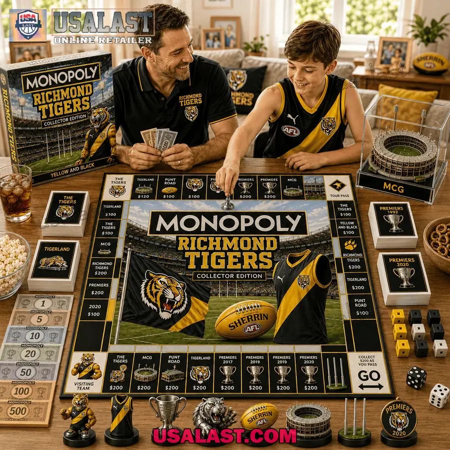 Richmond Tigers Collector Edition Monopoly Board Game 2026