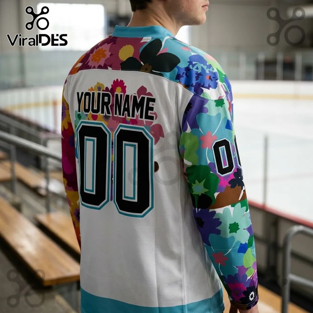 Cincinnati Cyclones Floral Pride Hockey Jersey