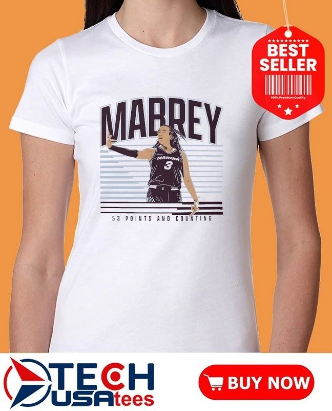 Marina Mabrey WNBA The 53-Point and Counting Game shirt