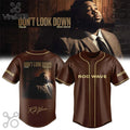 Rod Wave Don’t Look Down Tour Brown Baseball Jersey