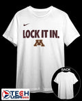 Lock it in Minnesota Golden Gophers 2026 On-Court Bench shirt