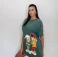 Street Gear Green Street style Oversized Unisex T Shirt