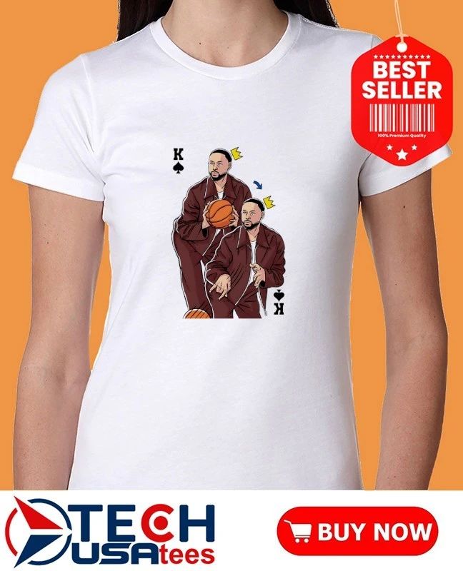 King Stephen Curry funny pose card shirt