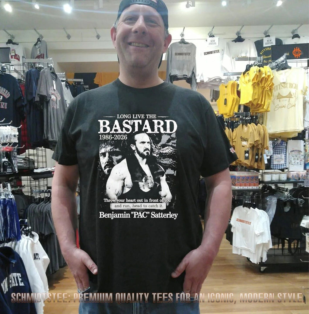 Long live the bastard PAC Benjamin Satterley 1986-2026 tribute shirt