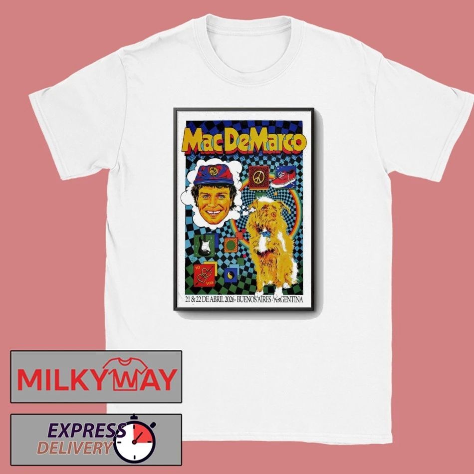 Mac Demarco Buenos Aires Argentina 4 21-4 22 2026 Poster shirt