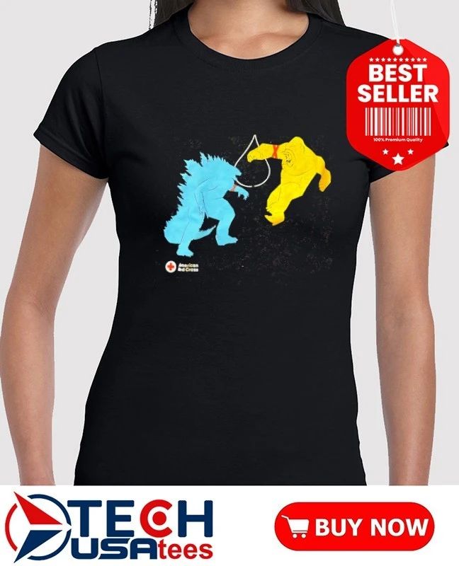 Godzilla x Kong The New Empire American Red Cross shirt