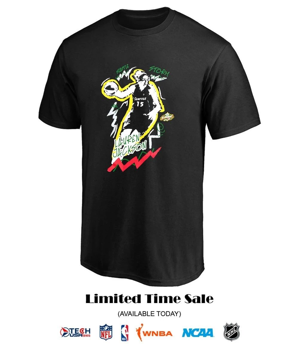 Lauren Jackson Seattle Storm Basketball graphic shirt