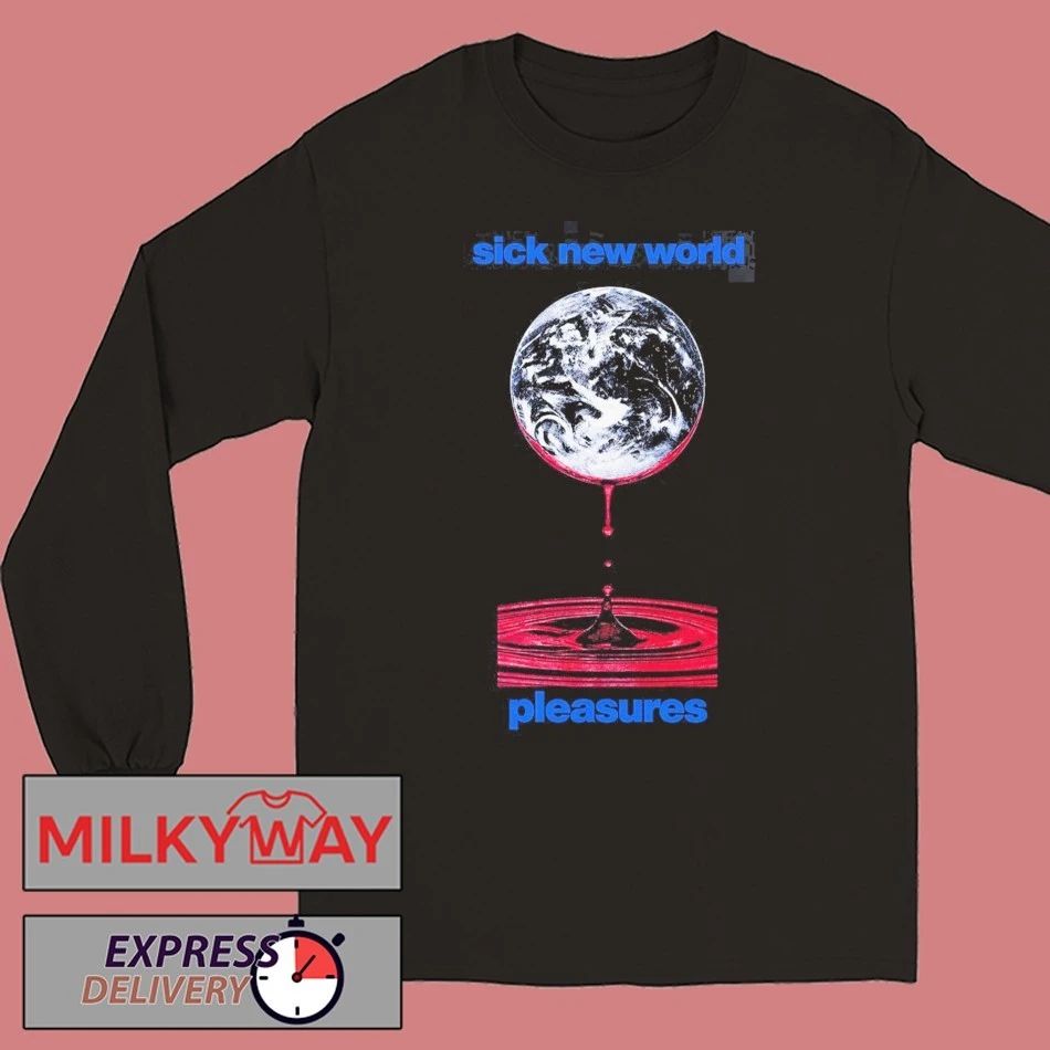 Pleasures Sick New World 2026 Las Vegas Merch Tee On April 25 2026 Bleed T-Shirt