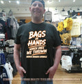 Miami Dolphins bags or hands which ones we throwin berdoo baggers cornhole shirt