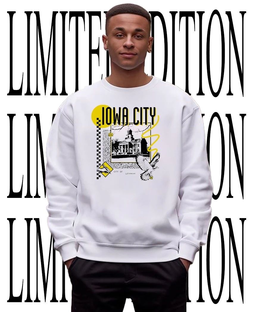 Iowa City University of Iowa Hawkeyes Old Capitol City of Literature shirt