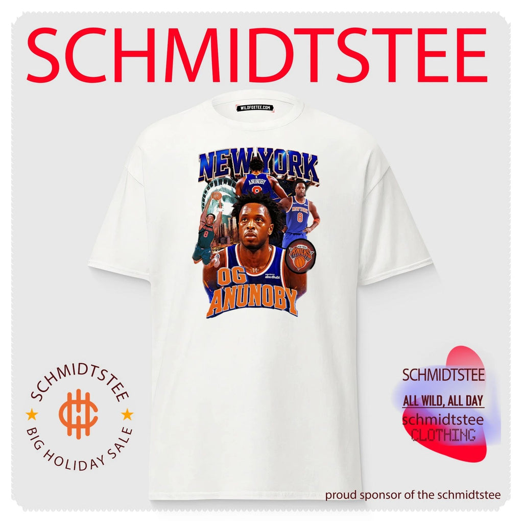 New York Knicks OG Anunoby portrait collage shirt