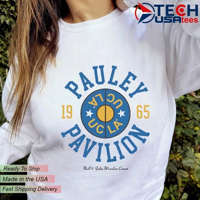 UCLA Nell and John Wooden Court Pauley Pavilion shirt
