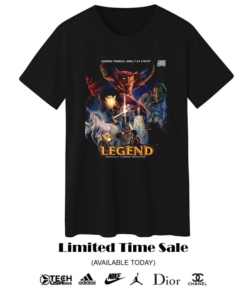 Legend 1985 fantasy movie graphic shirt