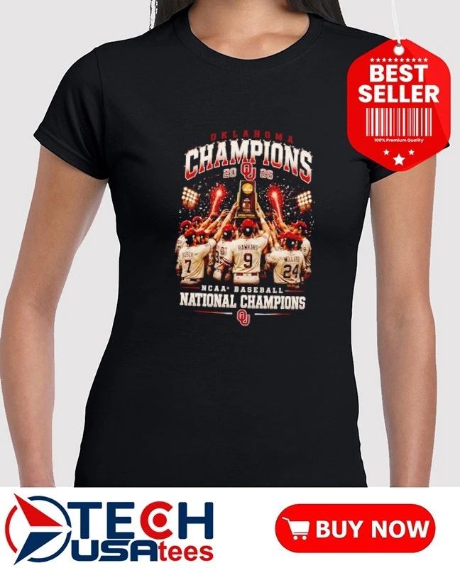 Oklahoma Sooners Champions 2026 NCAA Baseball National shirt