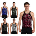 Men's Tank Top Gym Shirts Daily Wear Undershirts Beach T-Shirt Collar Clothing