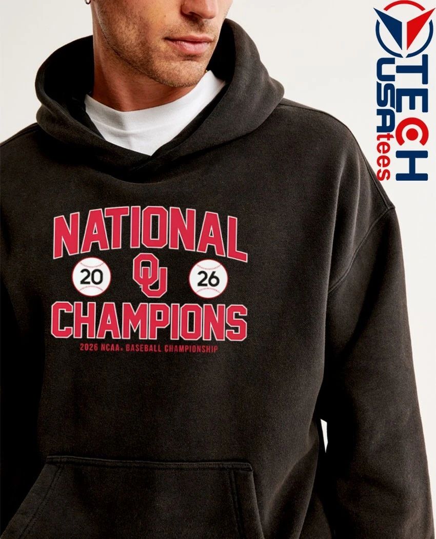 Oklahoma Sooners Baseball 2026 NCAA National Champions shirt