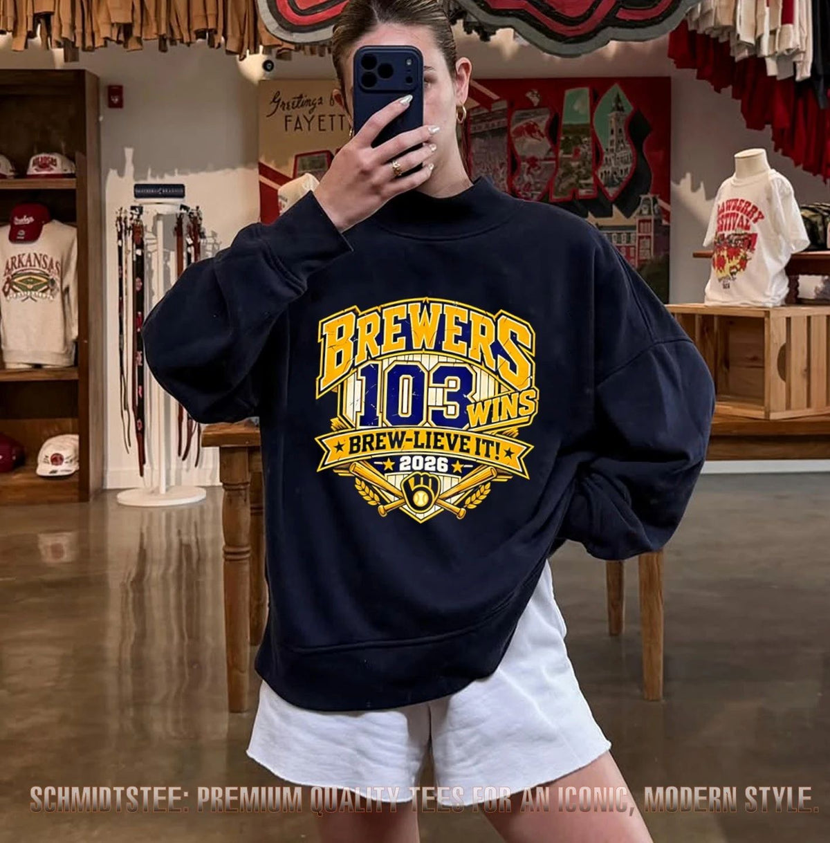 Milwaukee Brewers 103 Wins Brew-Lieve It 2026 Shirt