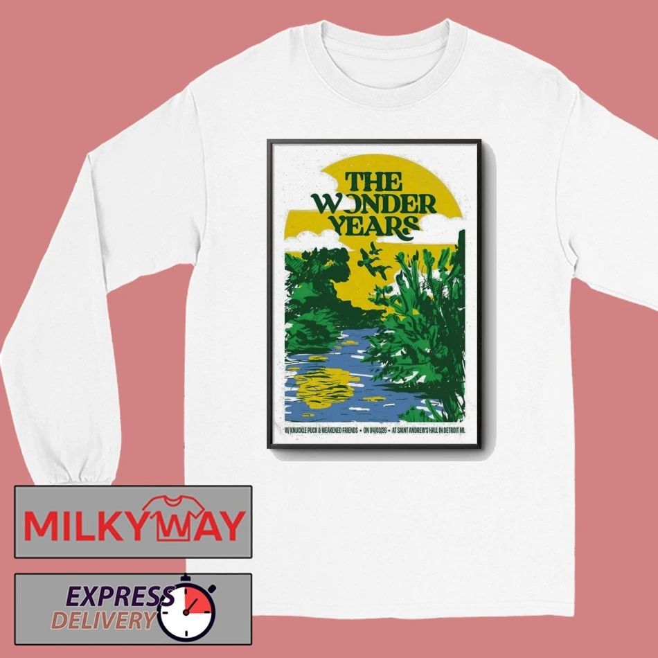 The Wonder Years Apr 3 2026 In Detroit MI Poster shirt