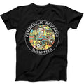 Psychedelic Research Volunteer Terence Mckenna Mushroom Gift Tee Black T Shirt 2
