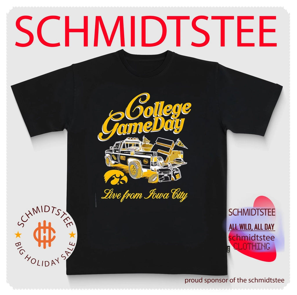 Iowa Hawkeyes 2026 College GameDay Live from Iowa City Tailgate shirt