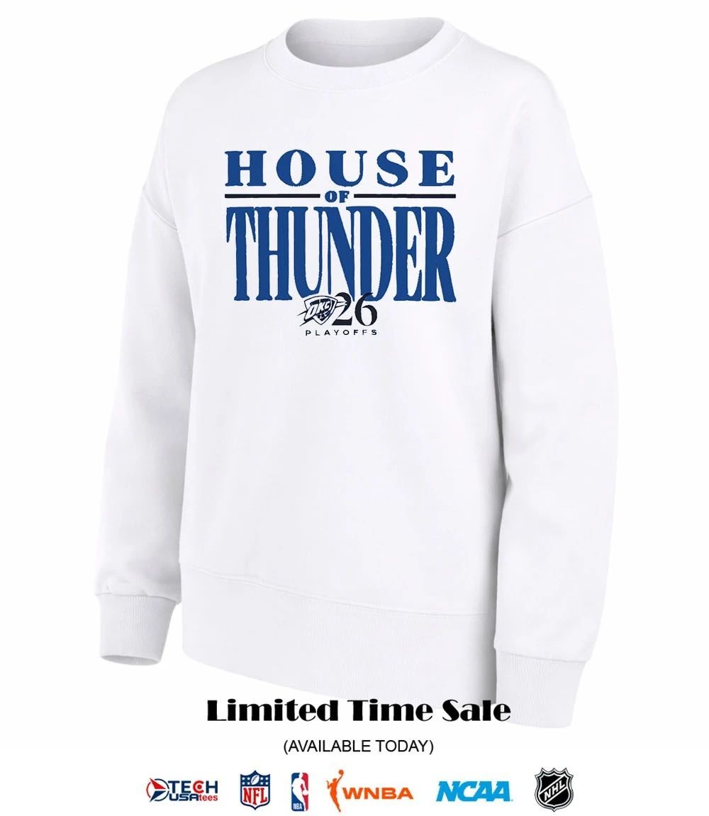 OKC Thunder Game 1 2026 Playoffs House of Thunder shirt