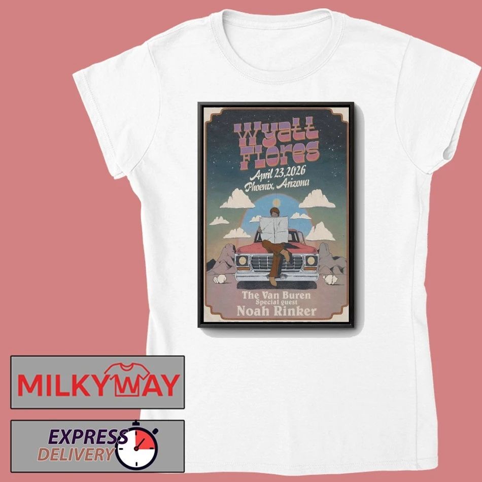 Wyatt Flores Piedmont Hall in Greensboro NC Apr 14 2026 Poster shirt